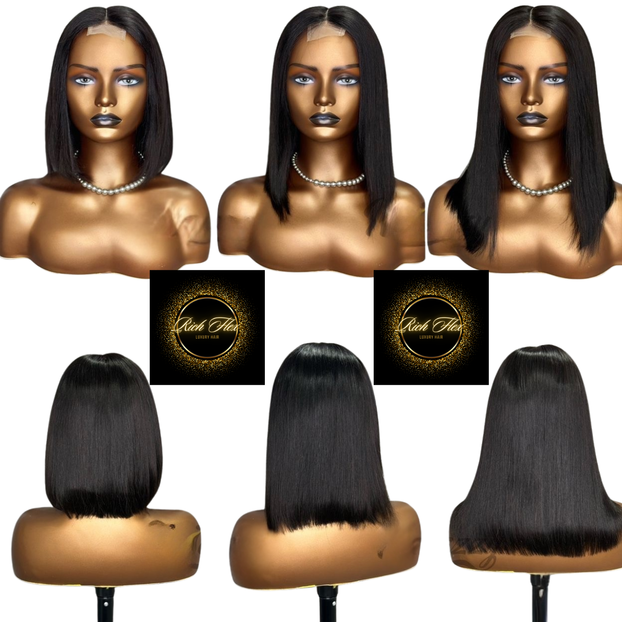 💎 Rich Flex Luxury Bob Wigs